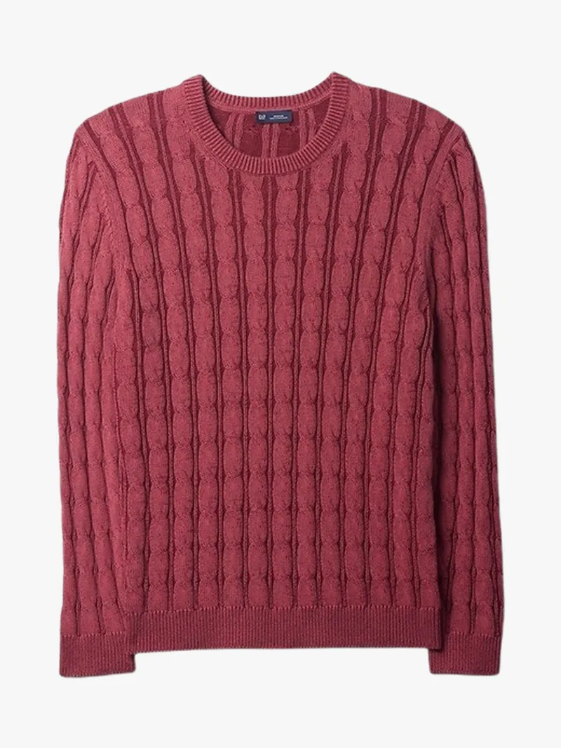 Classic Cable-Knit Sweater 