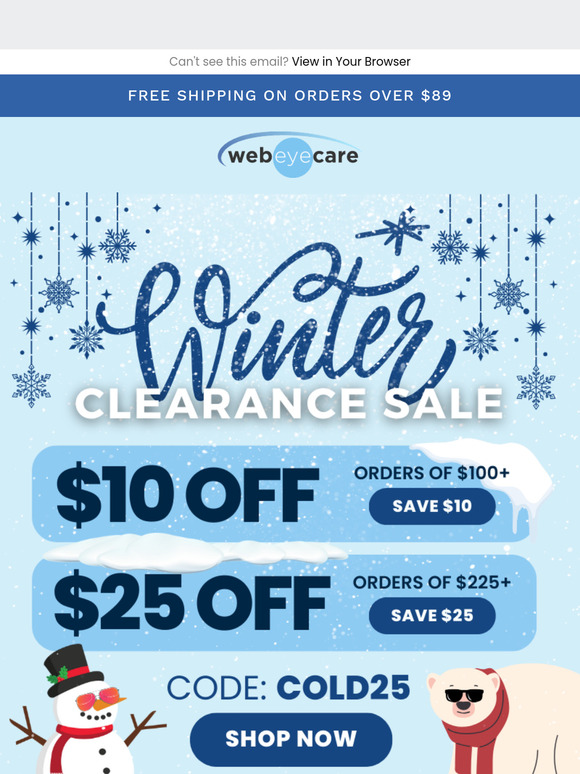 Cool Deals for Cold Days – Winter Clearance Sale is Here! ❄️