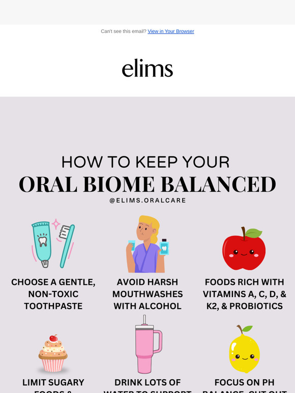 I got 99 problems and my oral biome ain't one