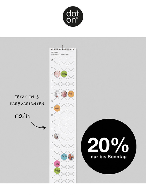 Nie wieder einen Geburtstag vergessen!