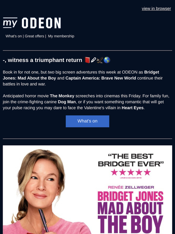 What's new at ODEON