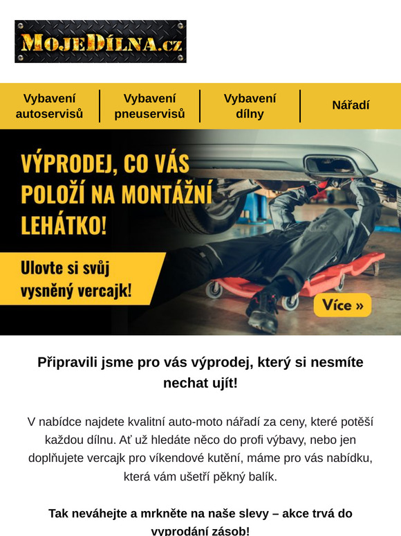 Vymetáme sklad – ulovte si top vercajk za směšné peníze!
