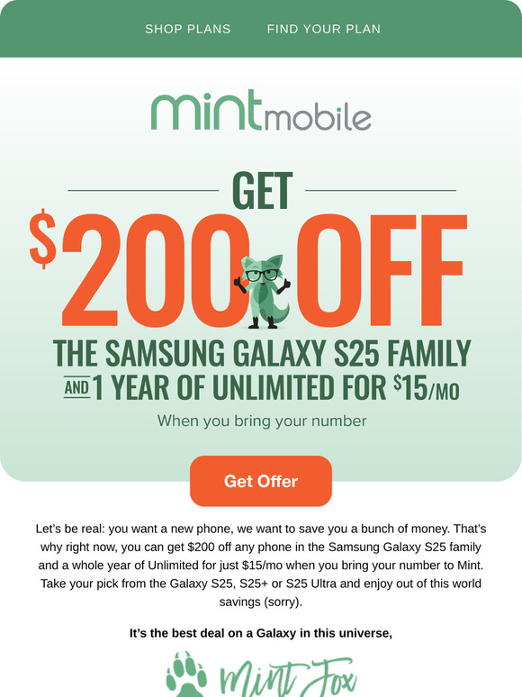 Get $200 off a new Samsung Galaxy phone