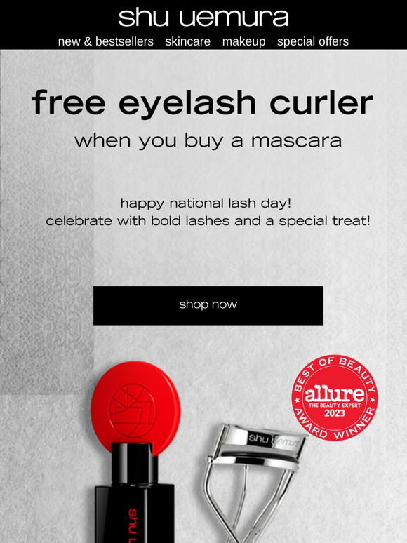 free iconic eyelash curler 👀