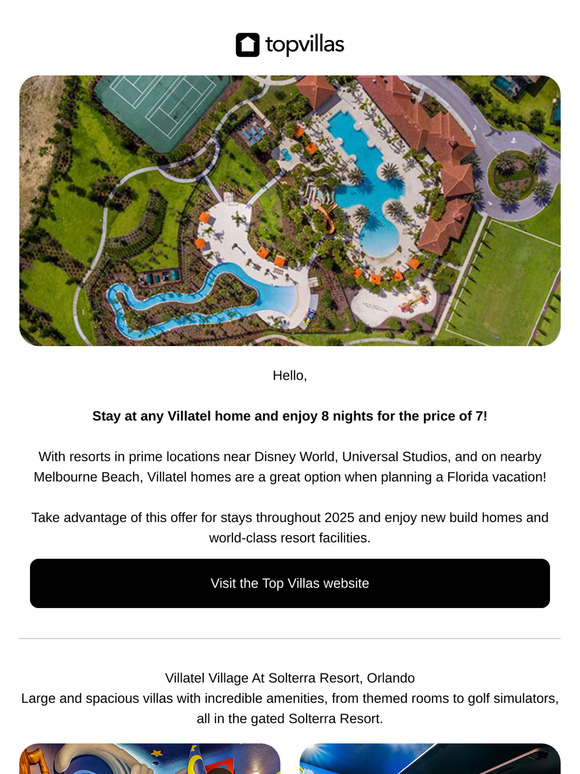 Three Villatel Resorts, one great special offer🌴