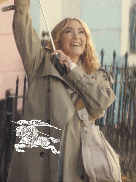 The Burberry trench worn by actor Kate Winslet
