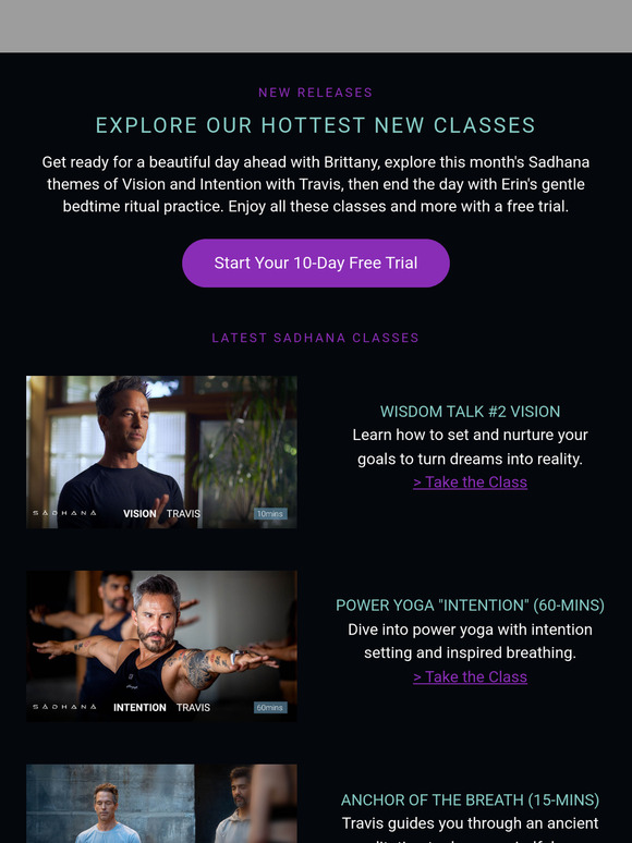 5 New Classes - Refresh Your Morning, Power Yoga & Bedtime Routine