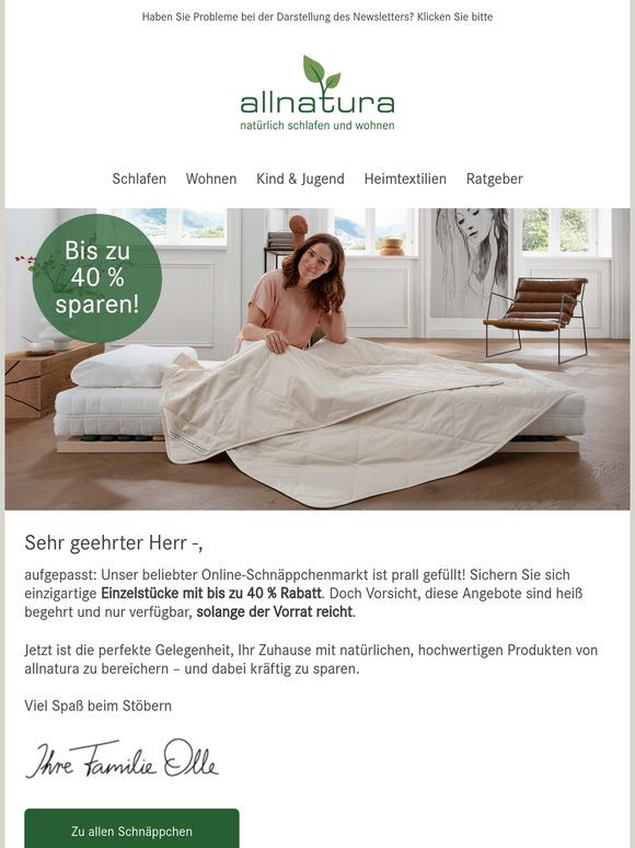 Sparen Sie bis zu 40 % auf Online-Schnäppchen!