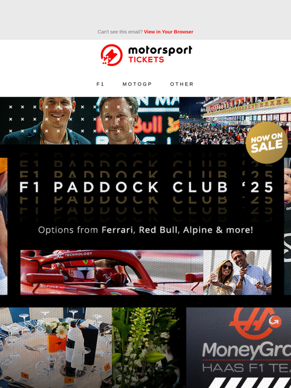 F1 Paddock Club '25 is here!