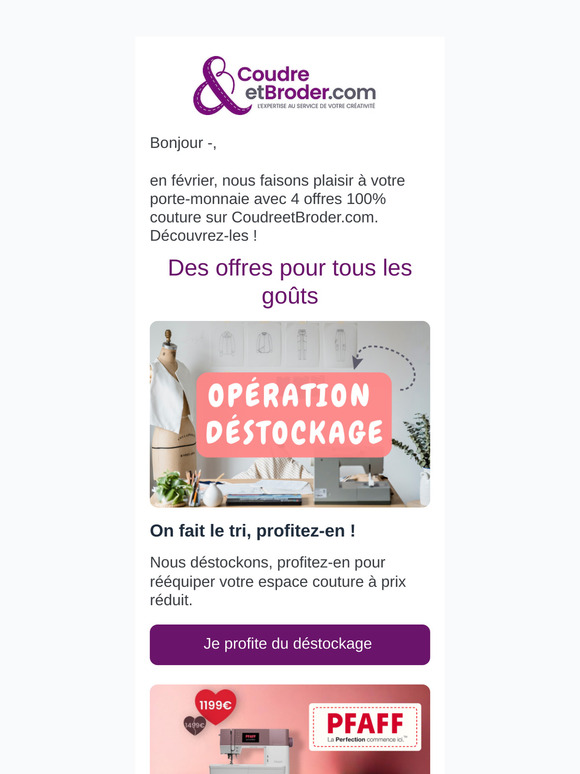 Les bons plans couture du moment !