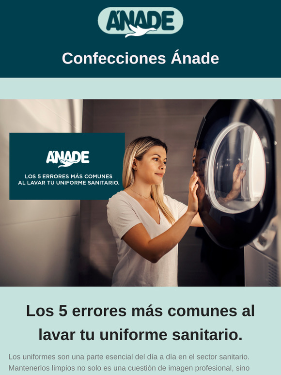 Los 5 errores más comunes al lavar tu uniforme sanitario.