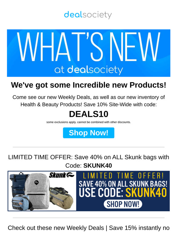 Come See our New Weekly Deals and Great New Products!