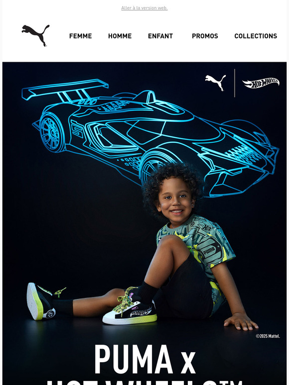 Ca va être le 🔥 : PUMA x HOT WHEELS™