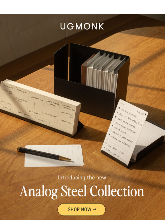 Introducing the New Analog Steel Collection 🚀