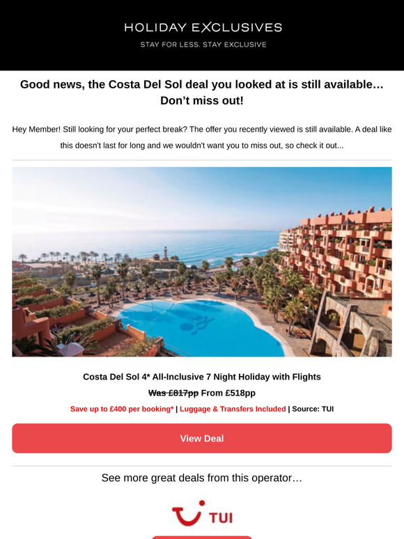 Still Thinking About Costa Del Sol?