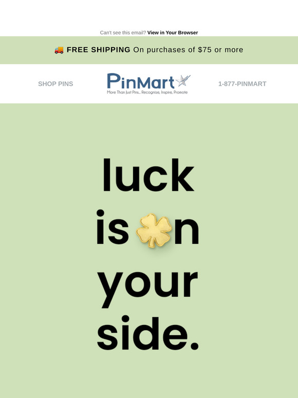 🍀 Wish Upon a Shamrock Pin!