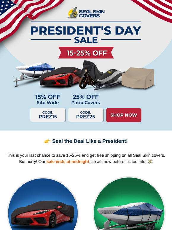 🚨 FINAL HOURS for 15% Off 🇺🇸
