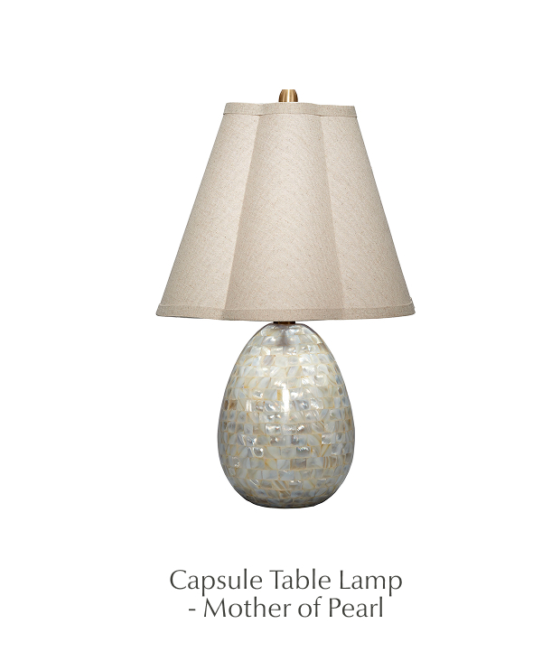 Shop - Capsule Table Lamp - Mother of Pearl