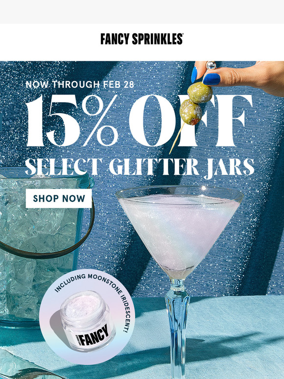 if you needed an excuse to try our edible glitter...