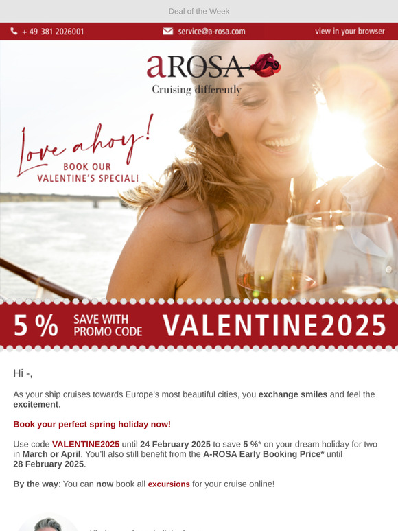 Book a Rendez-Vous with A-ROSA! 😍