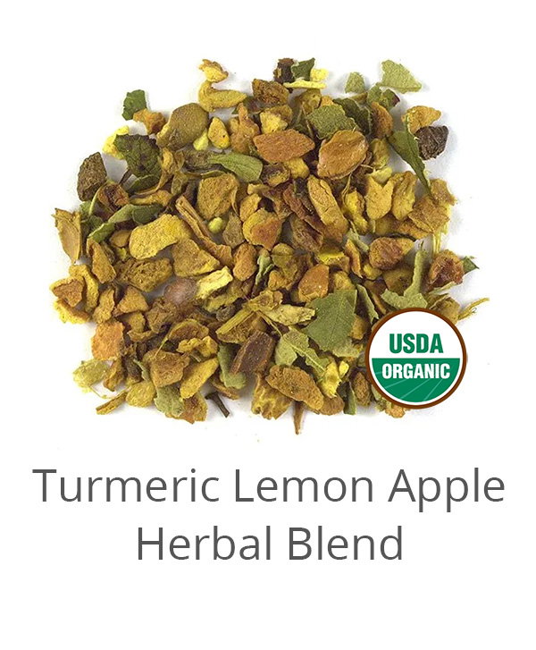 Turmeric Lemon Apple Herbal Blend Organic
