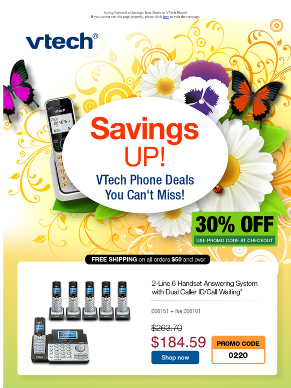Spring Forward to Savings: Best Deals on VTech Phones