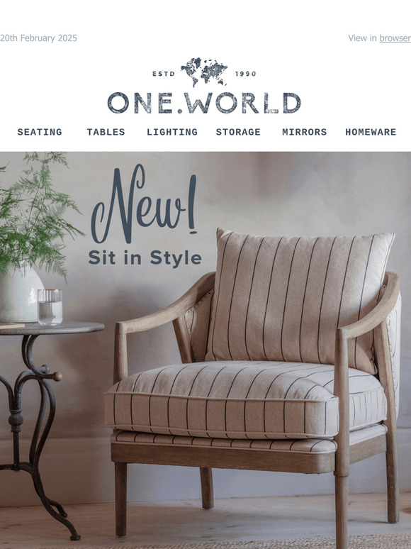Sit Back in Style – New Armchairs Have Arrived!