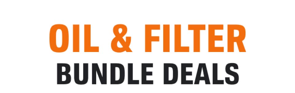 OIL & FILTER BUNDLE DEALS