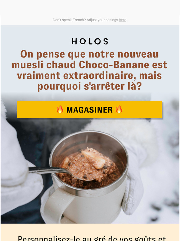 8 idées des garnitures pour le nouveau muesli chaud Choco-Banane 🍫 🍌
