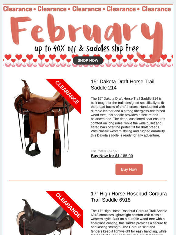 February Clearance