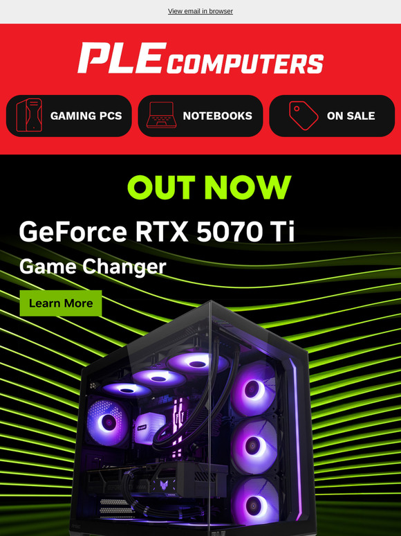 RTX 5070 Ti has landed, launch builds inside!