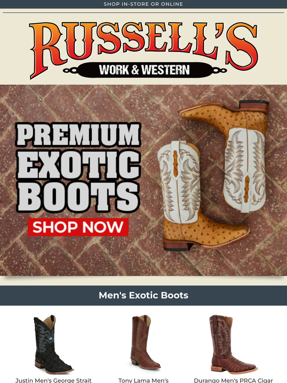 Elevate Your Boot Game With Premium Exotic Boots