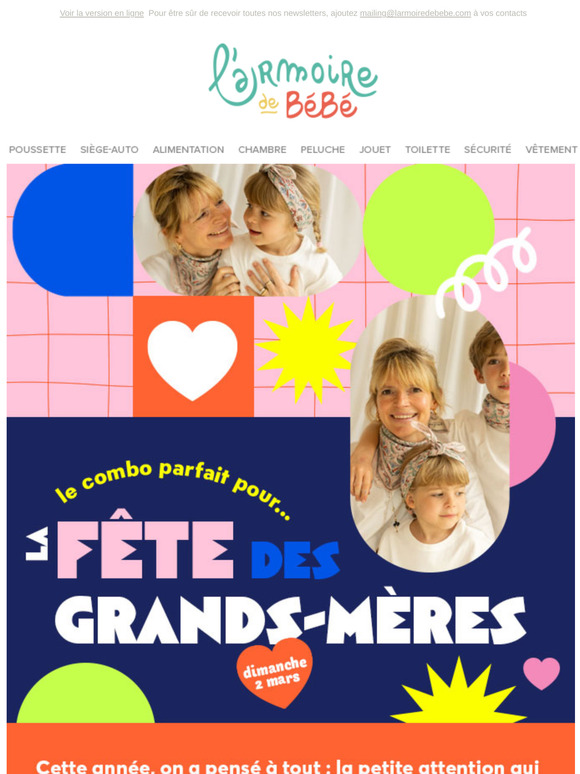 J-10 avant la fête des grands-mères