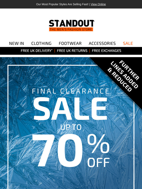 Don't Miss Up To 70% Off