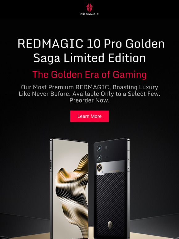 🏆Introducing the REDMAGIC 10 Pro Golden Saga  Limited Edition - Luxury Bundle Launch