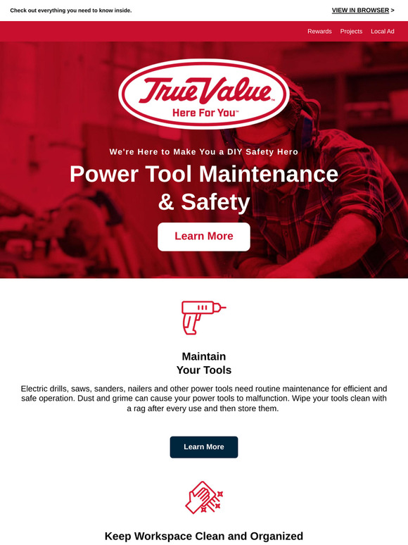 Power Tool Maintenance & Safety 🔌 🪚