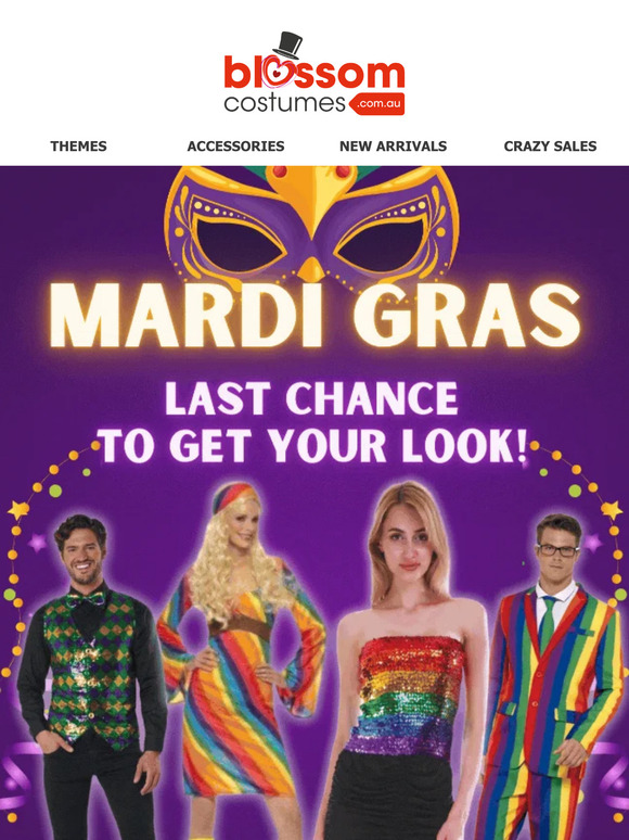 Need a Mardi Gras Outfit FAST? We've Got You! 🌈✨