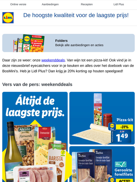 Topdeals voor een topweekend
