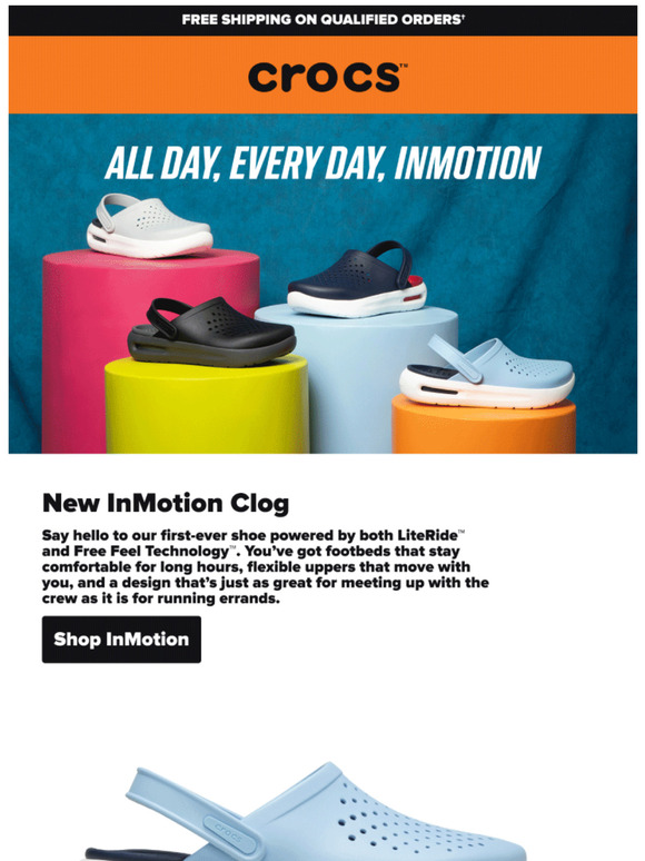 Enhanced Style, Increased Comfort! InMotion clog is out now! Try it out today!
