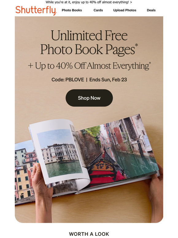 Shutterfly Happening NOW Unlimited Free Photo Book Pages Milled
