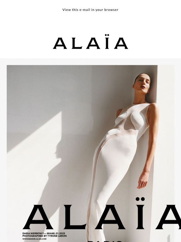 Alaïa: ALAÏA WINTER SPRING 25 | Milled