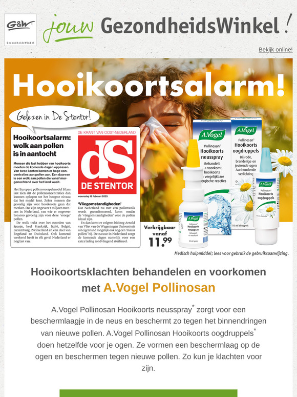 Hooikoortsalarm! 🗯️