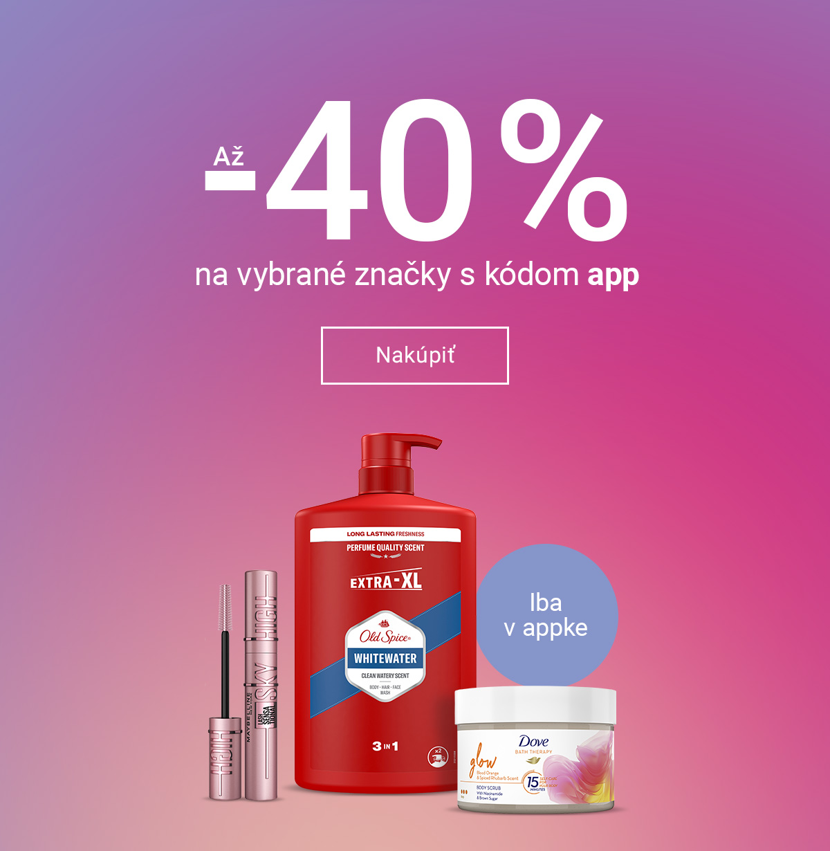 Veľké zľavy  až −40 %