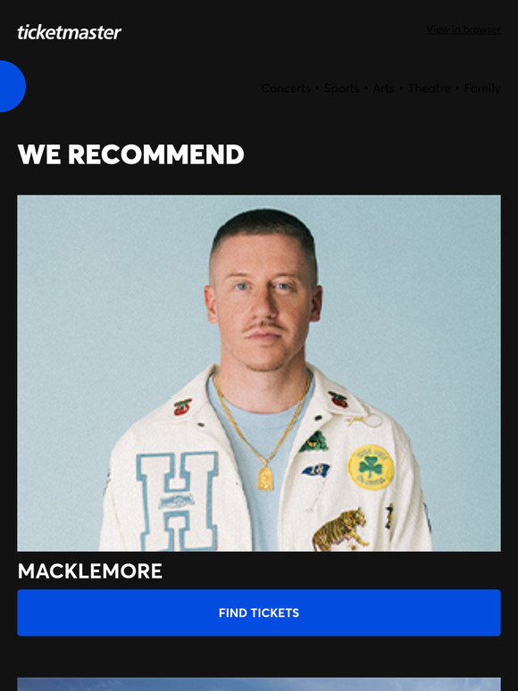 Macklemore, RDS Dublin Horse Show plus many more!