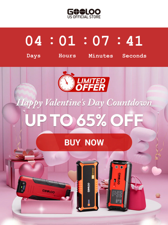⏰GOOLOO Valentine's Day Countdown💕