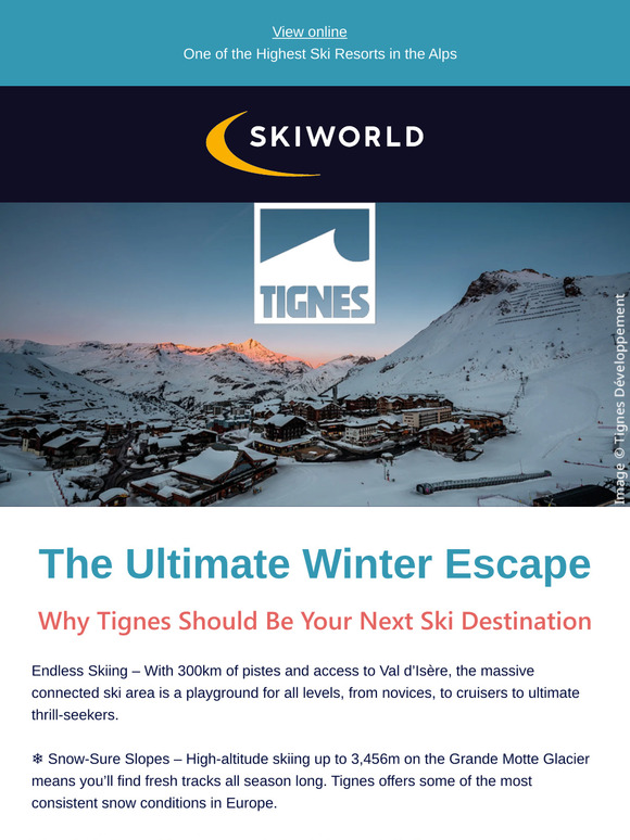 Tignes Awaits ⛷️ Snow, Slopes & Special Offers You Can’t Miss