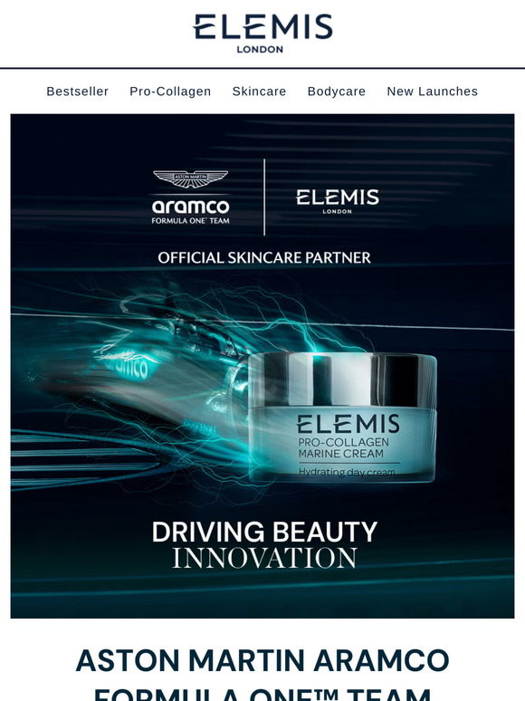 Aston Martin Aramco Formula One™ Team Official Skincare Partner