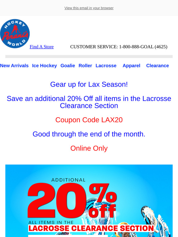 Gear up for Lax Season!