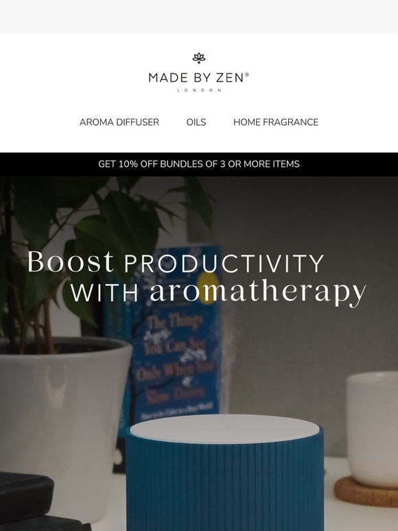 A productivity hack with aromatherapy 🧘‍♂️