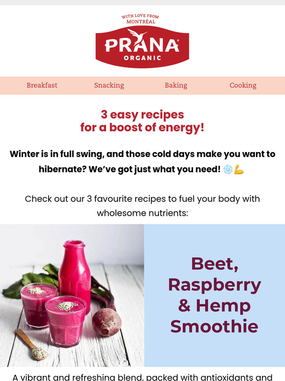 Winter blues? These energizing recipes have you covered! ❄️